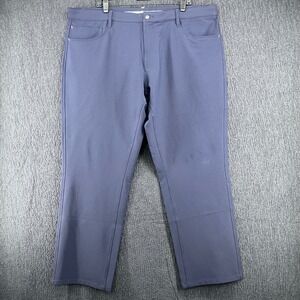 FootJoy Athletic Fit Golf Pants Sz 42x30 Navy Blue 5-Pockets Performance Stretch